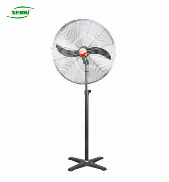 26 Inch 30 Inch 2 Blade Pedestal Fan , 210W Outdoor Heavy Duty Stand Fan