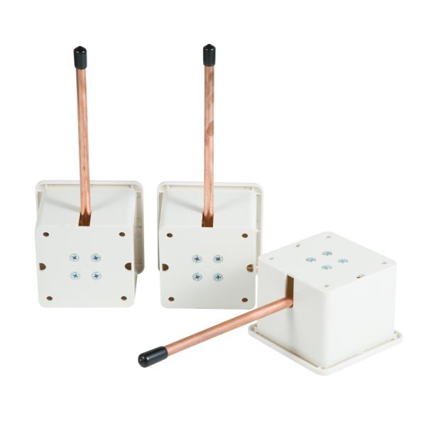 DIN Metal Medical Gas Outlets Wall Mounted For O2 VAC Air N2 N2O CO2