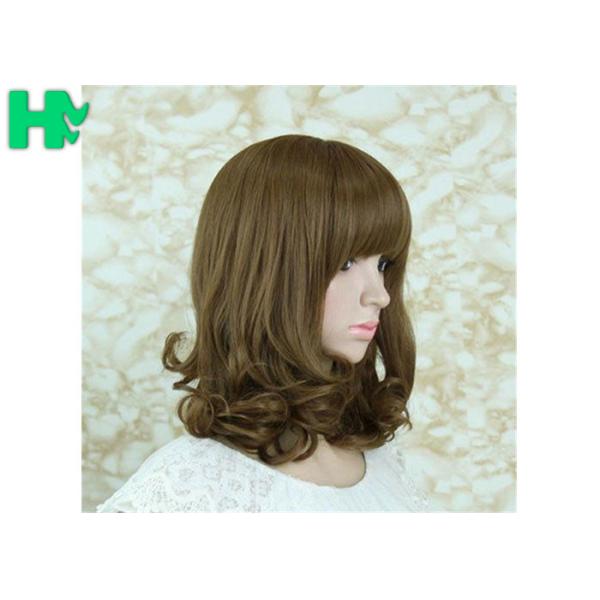 Short Wave Bob Hair Synthetic Hair Wigs Fiber Natural Look Wigs For Women