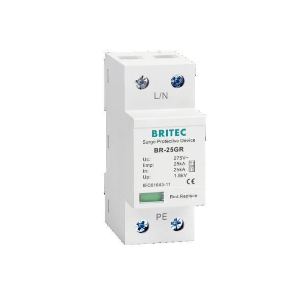 BR-25GR 4P 4P Type 1 Surge Protector ac type 1 spd spd t1 25ka class 1 surge arrester three phase power surge protector