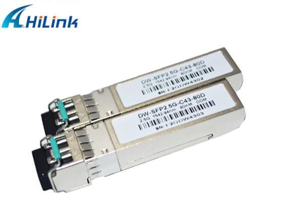 Arista LC Compatible 2.5G SFP Transceiver Module Optical Fiber 2.5G 80KM DWDM SFP
