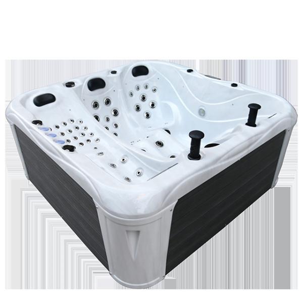 Banheira de hidromassagem de luxo para 4 pessoas Banheira de hidromassagem acrílica para adultos Banheira de hidromassagem com função de massagem