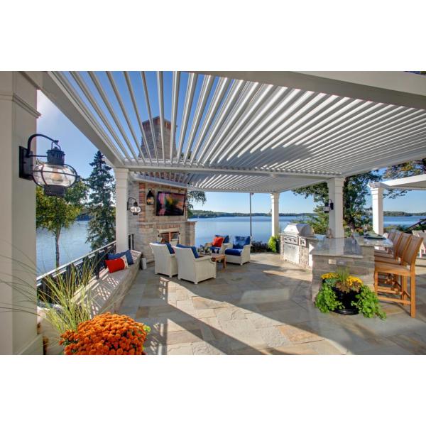 260mm Blade Adjustable Louvre Roof Aluminum Pergola