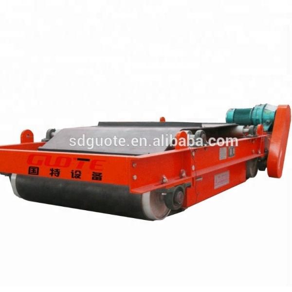 Separador de Ferro Cinturão de transportador suspensos fortes Separador magnético auto-limpeza sobre o cinturão Separador magnético