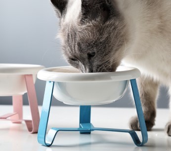 Круглый анти- фидер корма для домашних животных выскальзывания 15.5*7cm