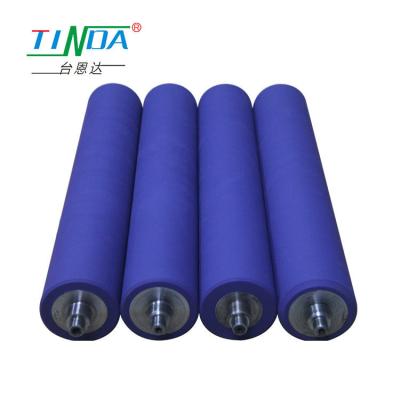 Rolo de borracha industrial de baixo ruído Rolo de borracha de pressão resistente ao desgaste