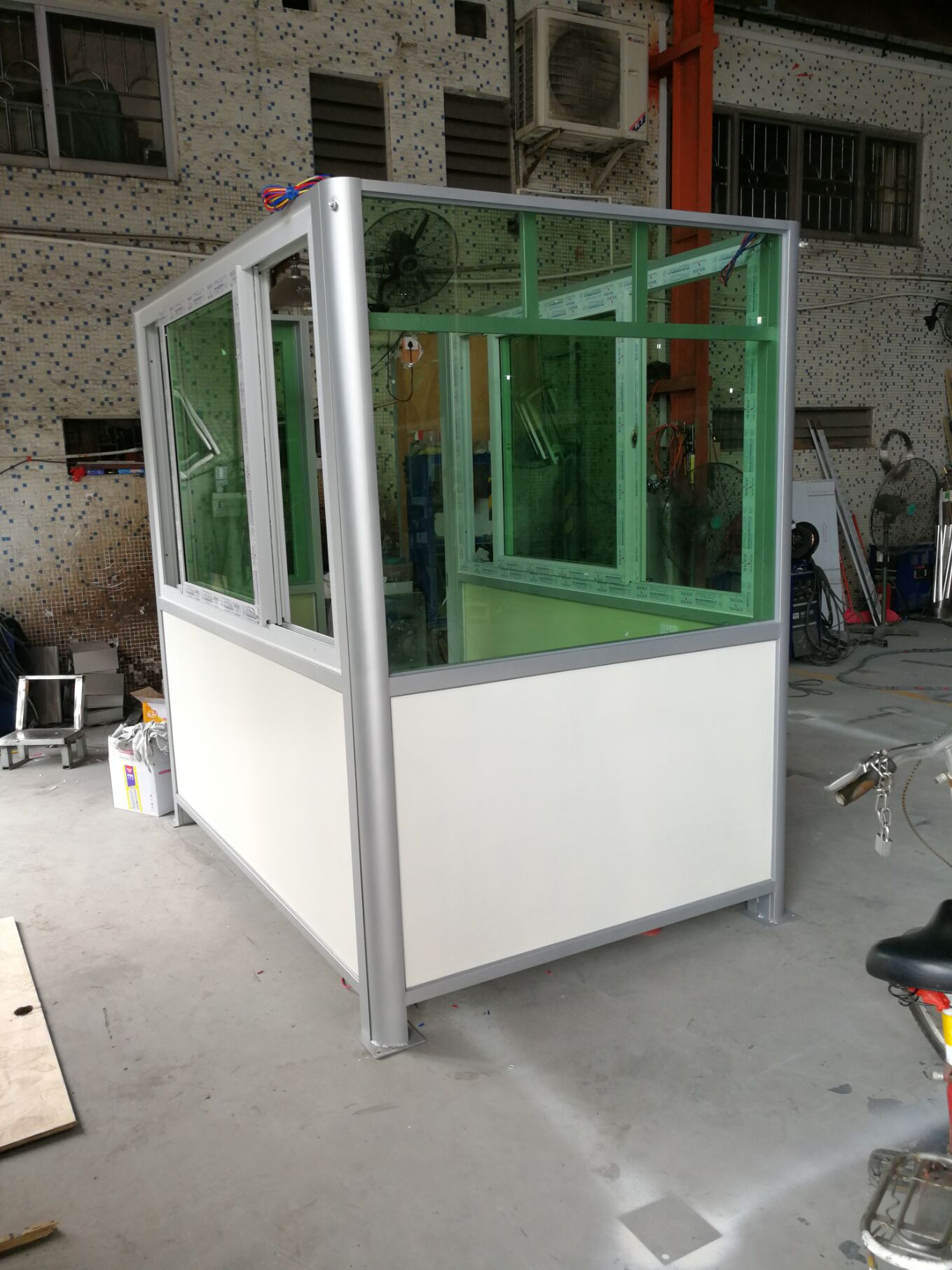 Дом охранника SS 1.2×1.5×2.4m собирает будочку предохранителя установка 5 минут