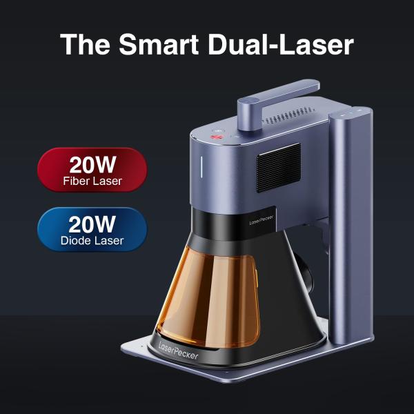 Portable Laser Engraving Machine 20W Fiber Diode Laser Engraver For Cutting