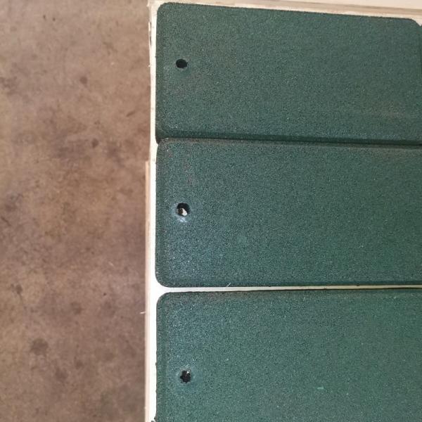 Colorful Rubber Border Edging 1200*20mm Garden Rubber Border Eco Friendly