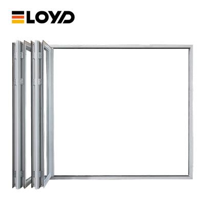 Lowes Glass Front Alumínio Bifold Doors Exterior Deslizante Com fechaduras