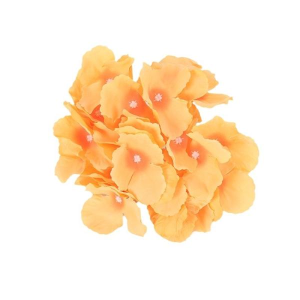 Wholesale of 27 pieces of frosted fabric hydrangea flower heads, artificial flowers for festival wedding road flower arrangement, flower wall base decoration and artificial flowers