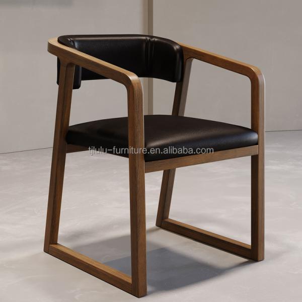 Customizable Rubber Wood Dining Chair for Restaurant Modern Design and Durable