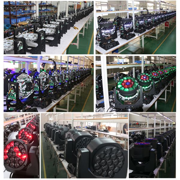 Nebula 19x15w Led Moving Head Wash Light Big Bee Eye