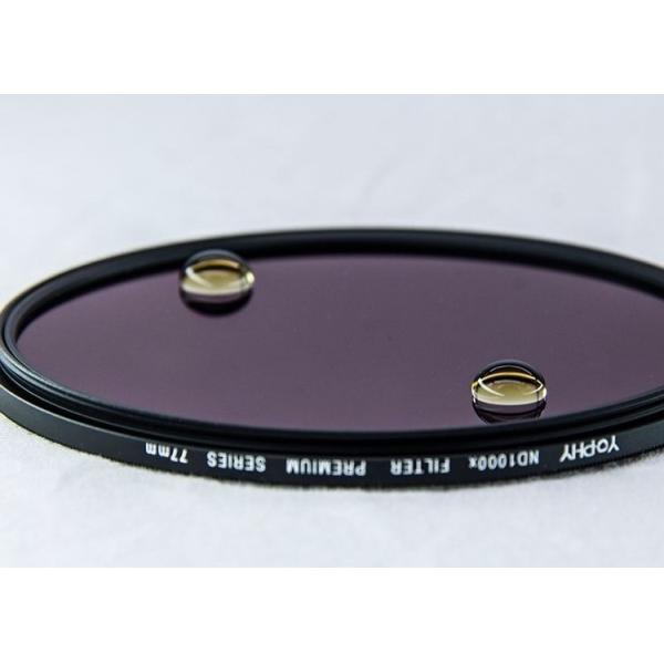 Black 77mm HD Splendid Screw On ND1000 Filter For Digital Camera Lens