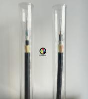 6 núcleo doble carcasa del cable de fibra óptica para exteriores con cable ADSS OFC de alta resistencia al agua