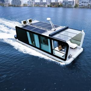 Sightseeing Made Luxurious with House Boat Luxury Floating and Bathroom