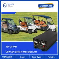 CLF OEM ODM 48V 36V 150AH LiFePO4 Pacotes de bateria de lítio com CAN RS485 AGV RGV Golf Cart Robot Motocicletas Scooter Carro