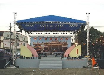 Aluminum Space Stage Lighting Truss Structure 4 Pillar Truss Stand For Concert Event