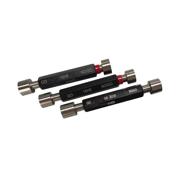 Precision Plain Plug Gauge GO and NOGO Set for Hole Size Inspection