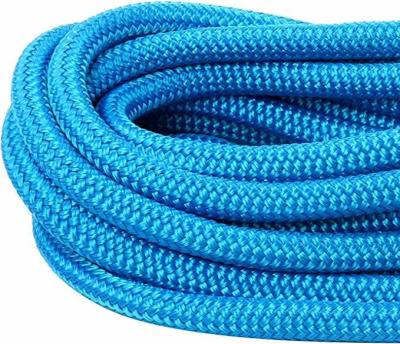 Línea de muelle trenzada doble para cables de nylon marinos para barcos y yates