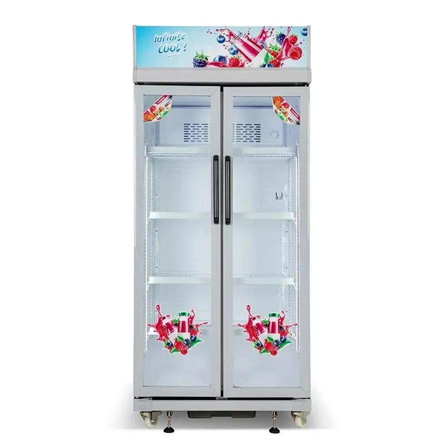 Widely Used Upright Freezer Single Door Freezer Showcase Open Door Display Cooler 560L Sc-560