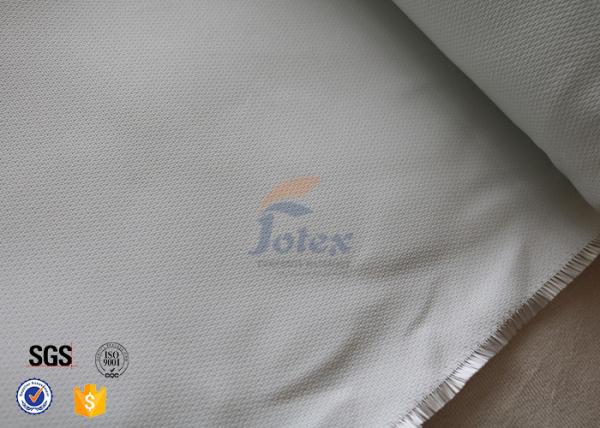 cobertura revestida do fogo da emergência da tela da fibra de vidro do silicone do branco de 14oz 0.45mm