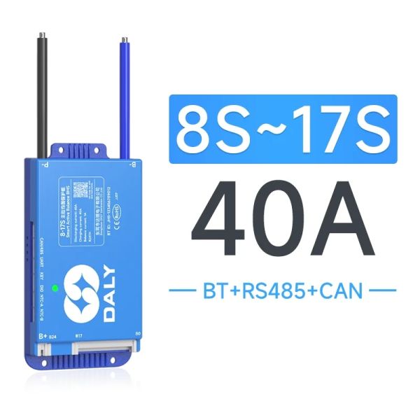 Daly BMS Smart BMS WiFi BMS 1A Active Balance Current BMS 4s 16s Bluetooth 4s 8s 200A LiFePO4 Li-ion Lto RS485 Can BMS