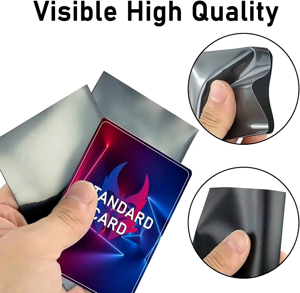 Hot Selling Durable Transparent Matte Waterproof Dustproof Game Cards Protection Sleeve Card Sleeve