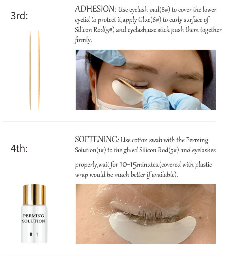 Розовое слоение 2 чела салона DIY в 1 наборе перми брови Eyelash& набора подъема ресницы