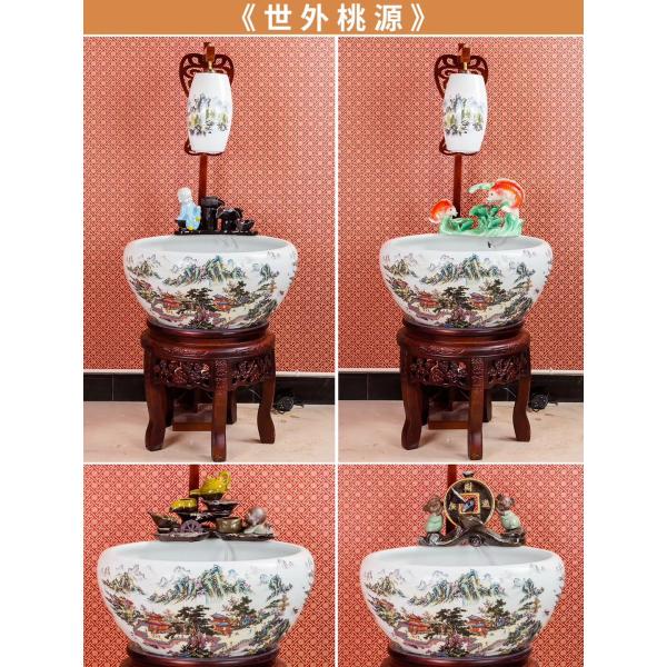 Cuenco de cerámica de los pescados de 230m m Koi