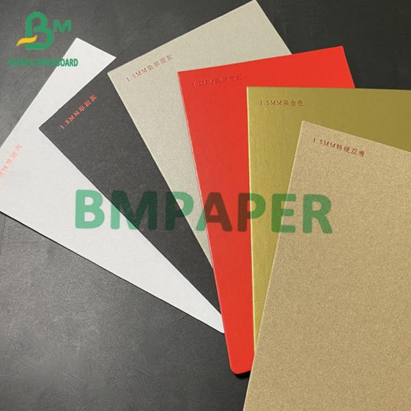 1.0mm1.5mm Laminated Color Thick Board Black Red Gold Gray Brown One Side With Gray Back