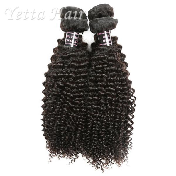 Cabelo humano de Remy do indiano do negro como o azeviche/cabelo encaracolado perverso do Virgin nenhuma fibra
