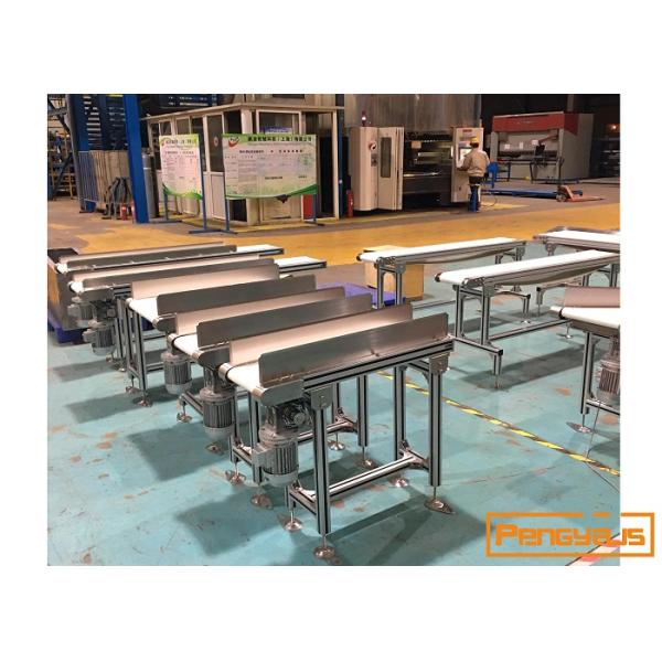 90W 1000m Length 100kg/M Stainless Steel Belt Conveyor