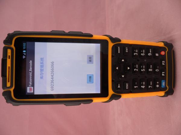 Industrial Android Handheld PDA Devices Battery Capacity 3800mAh Classic Design