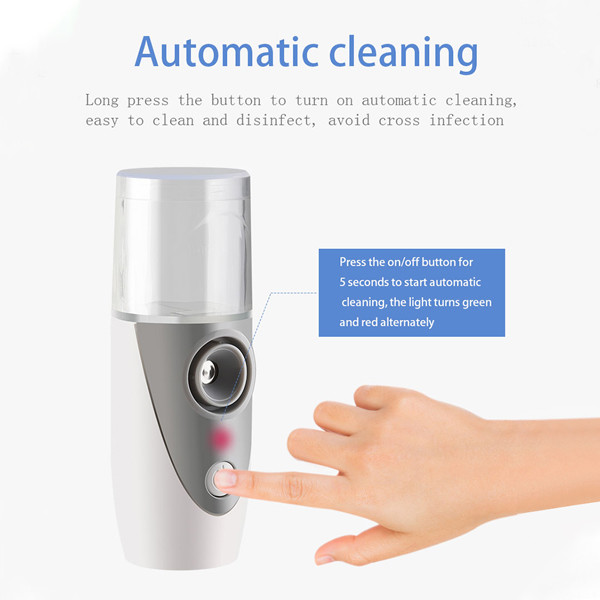 Children Adult Portable Silent Ultrasonic Nebulizer Medical grade PVC material