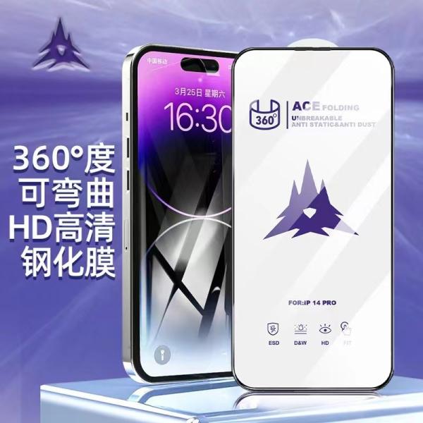 RoHS 360 Degree cell phone clear protector Anti Static For Iphone 14 Pro Max