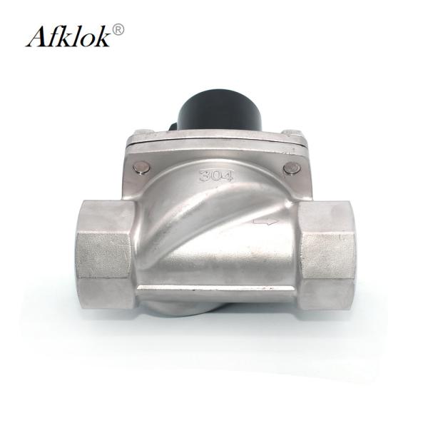 2 de aço inoxidável avançam normalmente a válvula de solenoide 220V do gás do hélio de Clsoed