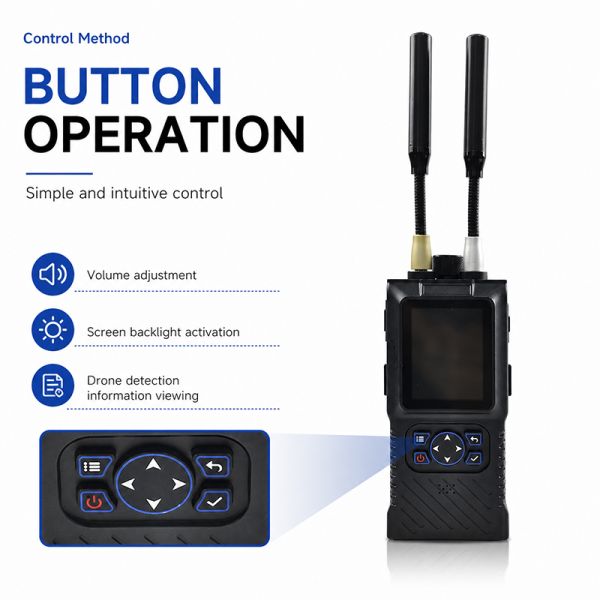 0-8000mhz Handheld Drone Detector Portable Device For Detecting Unauthorized Drones Enhancing Security Drone Detection For Anti Drone System