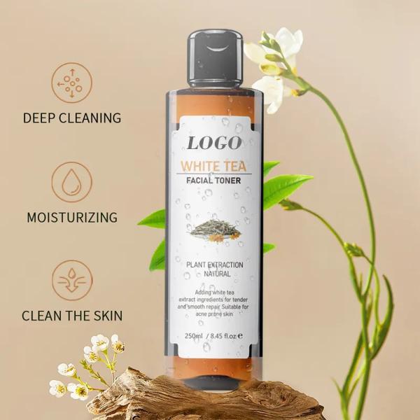 Toner facial blanchissant OEM pour l'hyperpigmentation, éclaircissant la peau