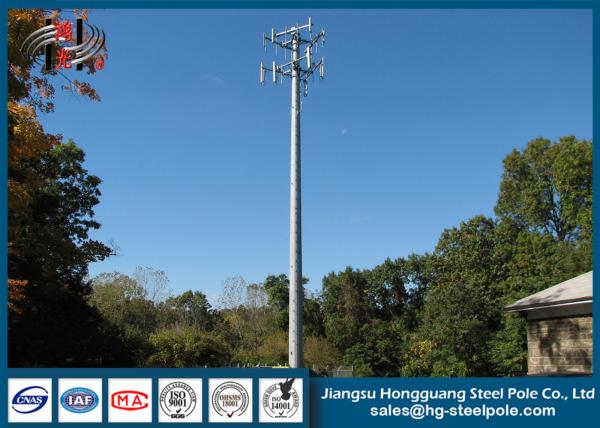 Hot Dip Galvanized Tubular Steel Hot Roll Steel Q235 Steel Transmission Poles