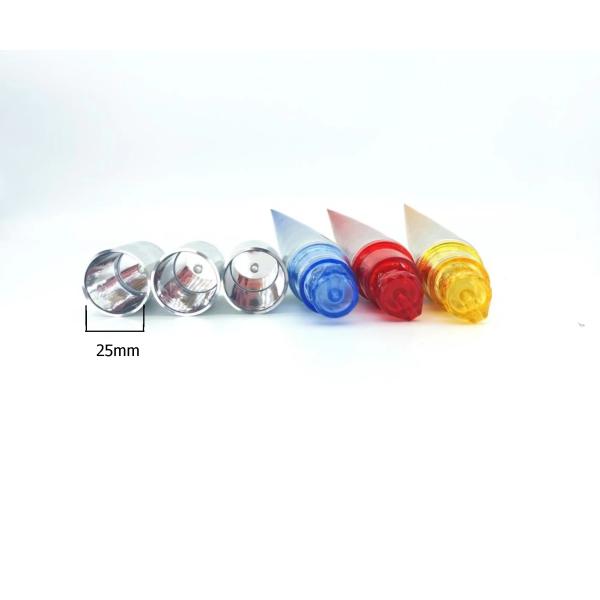 Wholesale D25mm Empty Airless Vacuum Pump BB Cream Tube Custom Cosmetic Squeeze Soft ABL Tube for Lip Gloss Container Tube