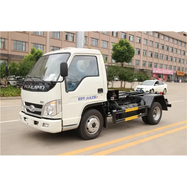 China Foton2 ton Small Hook-Arm Garbage Truck