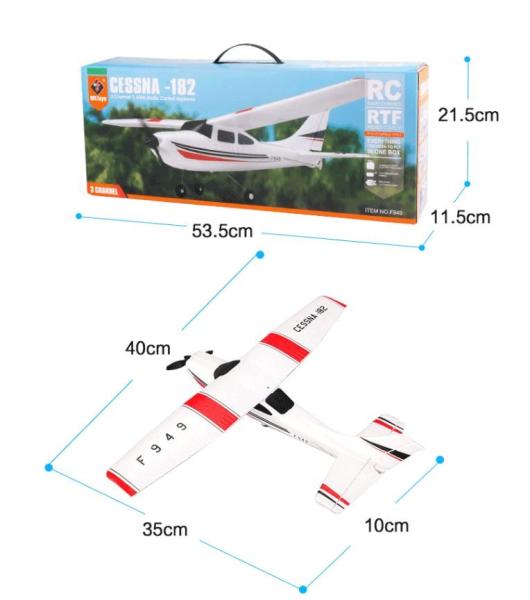 2.4G 3D6G 3Ch Fixed Wing Remote Control RC Airplane RTF Upgrade Version Digital Servo