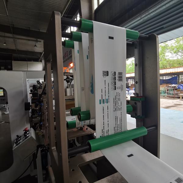 300-400g/m3 Carton Embossing Folding Perforating Machine for Restaurant Table Cloth