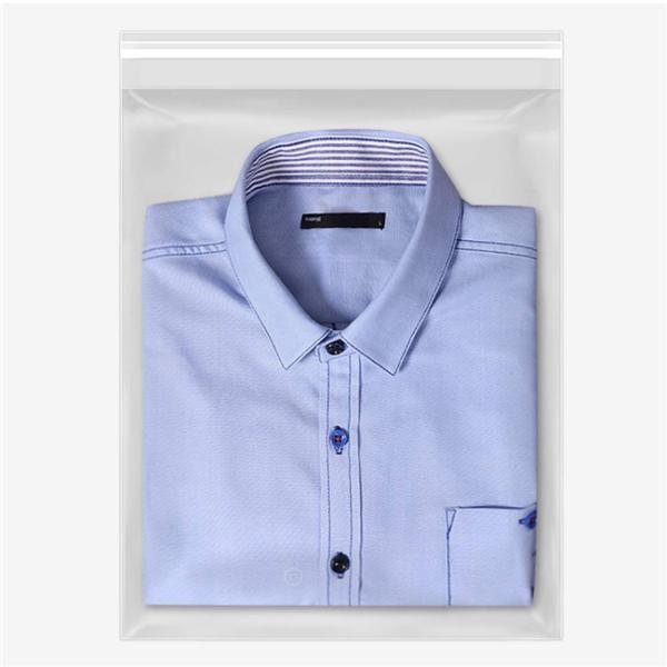 2mils Resealable Clear Self Adhesive Bags OPP Poly For Clothing