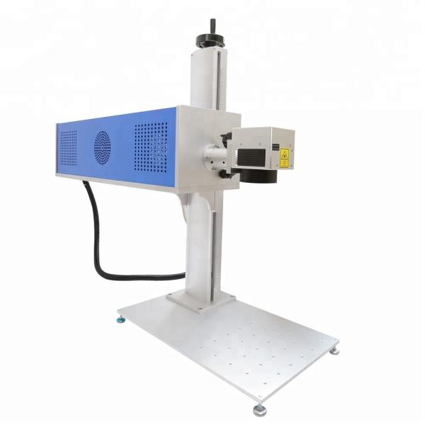 3D Dynamic RF CO2 Laser Marking Machine 150 W Lockable Cabinet For Shoes