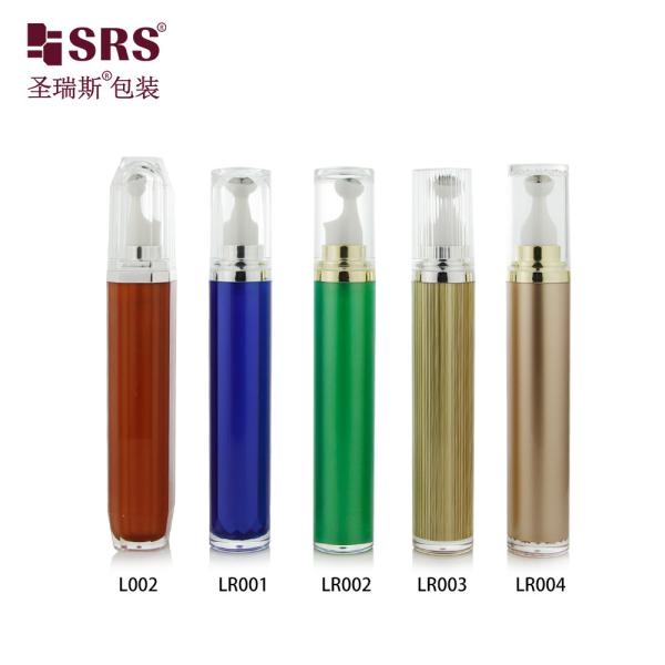 LR004-15ML 20ML Empty Acrylic Press Dispensing Tube for Herbal Hair Growth