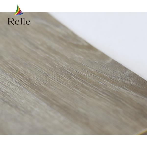 Solid Wood Effect Vinyl Flooring Roll Plain Heterogeneous Sheet Flooring