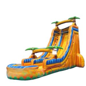 Slides de água infláveis para o exterior Slides de água infláveis para o parque de diversões Slides de água infláveis de PVC