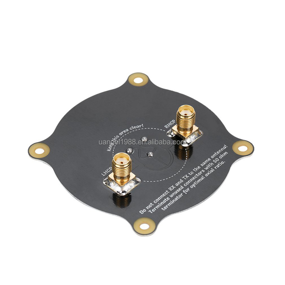 5.8Ghz Triple Feed Patch Antenna SMA Directional Circularly Polarized